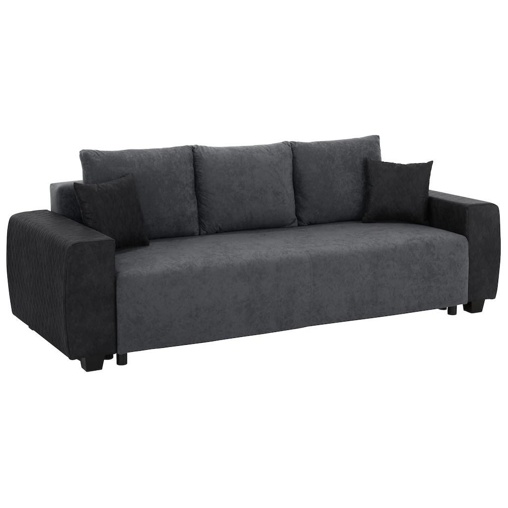 Home affaire Schlafsofa »Bella« mit geprägtem Bezug bei Armlehnen kaufen Neueste Stile