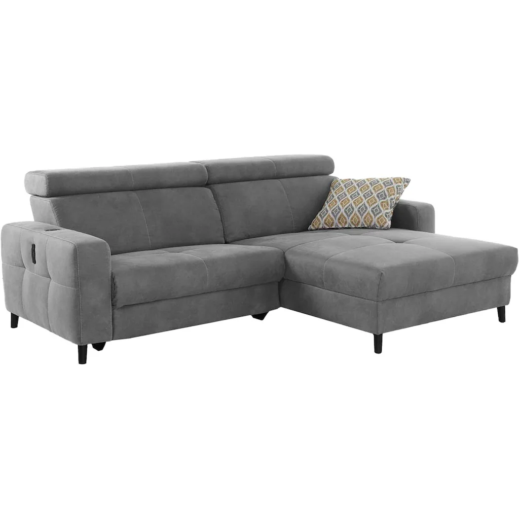 Jockenhöfer Gruppe Ecksofa »Doppio L-Form mit elektromotorischer Relaxfunktion und« kaufen Bis zu 60% Rabatt