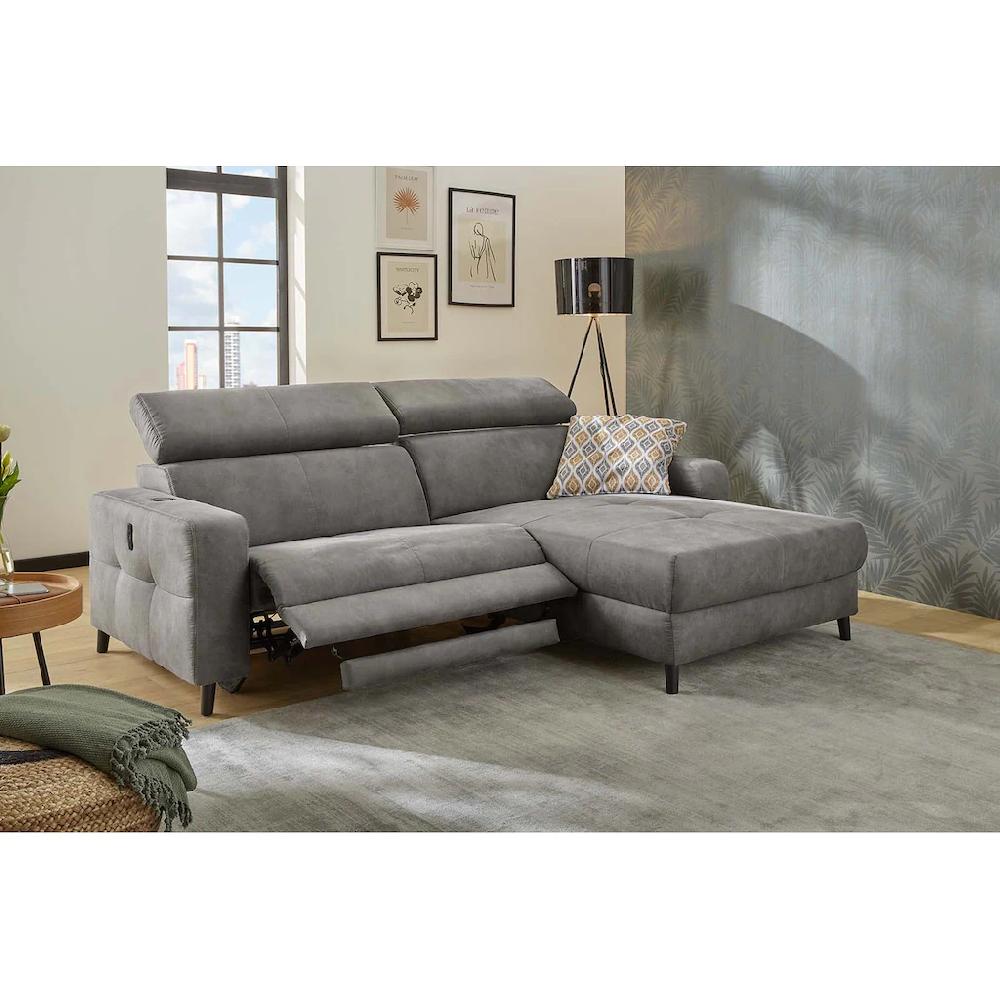 Jockenhöfer Gruppe Ecksofa »Doppio L-Form mit elektromotorischer Relaxfunktion und« kaufen Bis zu 60% Rabatt
