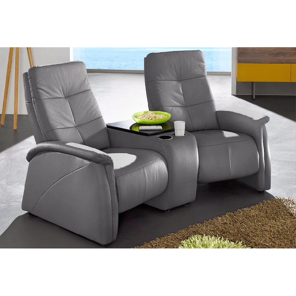exxpo - sofa fashion 2-Sitzer »Tivoli Kinosofa bequem« mit Relaxfunktion integrierter Tischablage und Stauraumfach kaufen Nur für heute