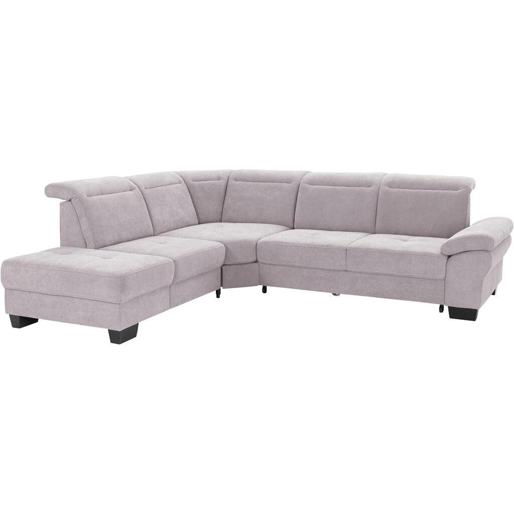 Places of Style Ecksofa »Cornwall L-Form« incl. Sitztiefenverstellung mit Bettfunktion und Kopfteilverstellung kaufen Speichern exportieren