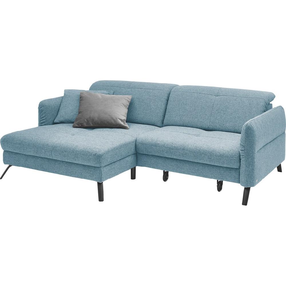 set one by Musterring Ecksofa »SO 4400 V« wahlweise mit motorischer Bettfunktion & Kopfverstellung Fuß schwarz kaufen Rabatte dieses Monats