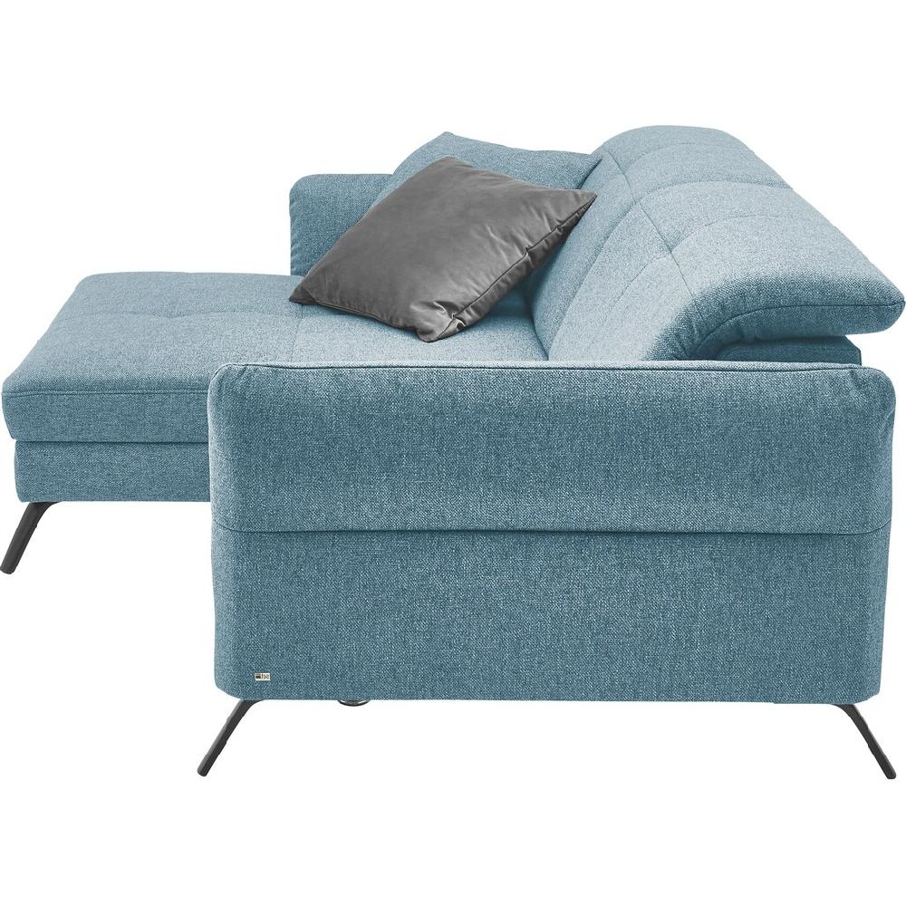 set one by Musterring Ecksofa »SO 4400 V« wahlweise mit motorischer Bettfunktion & Kopfverstellung Fuß schwarz kaufen Rabatte dieses Monats