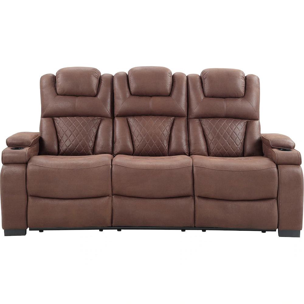 ATLANTIC home collection 3-Sitzer »Faris« Zwei Relaxfunktionen klappbare Konsole mit Getränkehalter kaufen