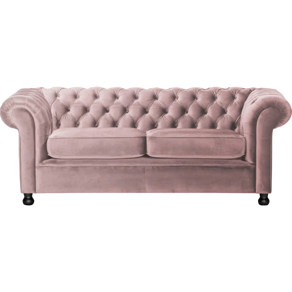 Home affaire Chesterfield-Sofa »Chesterfield Home 3-Sitzer B/T/H: 192/87/75 cn« mit edler Knopfheftung und typischen Armlehnen kaufen Verkauf