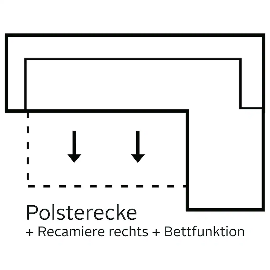 sit&more Ecksofa mit Bettfunktion online kaufen im Angebot