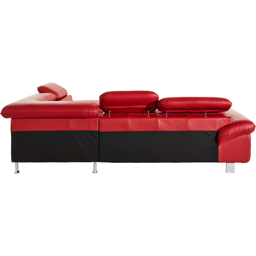 COTTA Polstergarnitur »Driver« (Set) bestehend aus Ecksofa und Hocker mit Kopfteilverstellung kaufen Fabrik Onlineshop