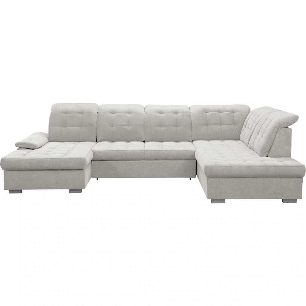 WERK2 Wohnlandschaft »Kordula-New U-Form« Sofa in U-Form mit Schlaffunktion & Bettkasten Schlafcouch kaufen Online Shopping