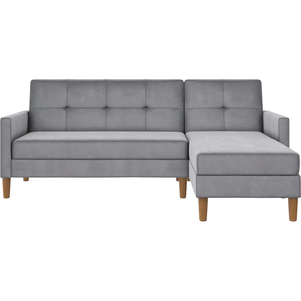 Dorel Home Ecksofa »Lilly L-Form « mit Bett-Funktion Recamiere beidseitig montierbar Sitzhöhe 43 cm kaufen JETZT KAUFEN