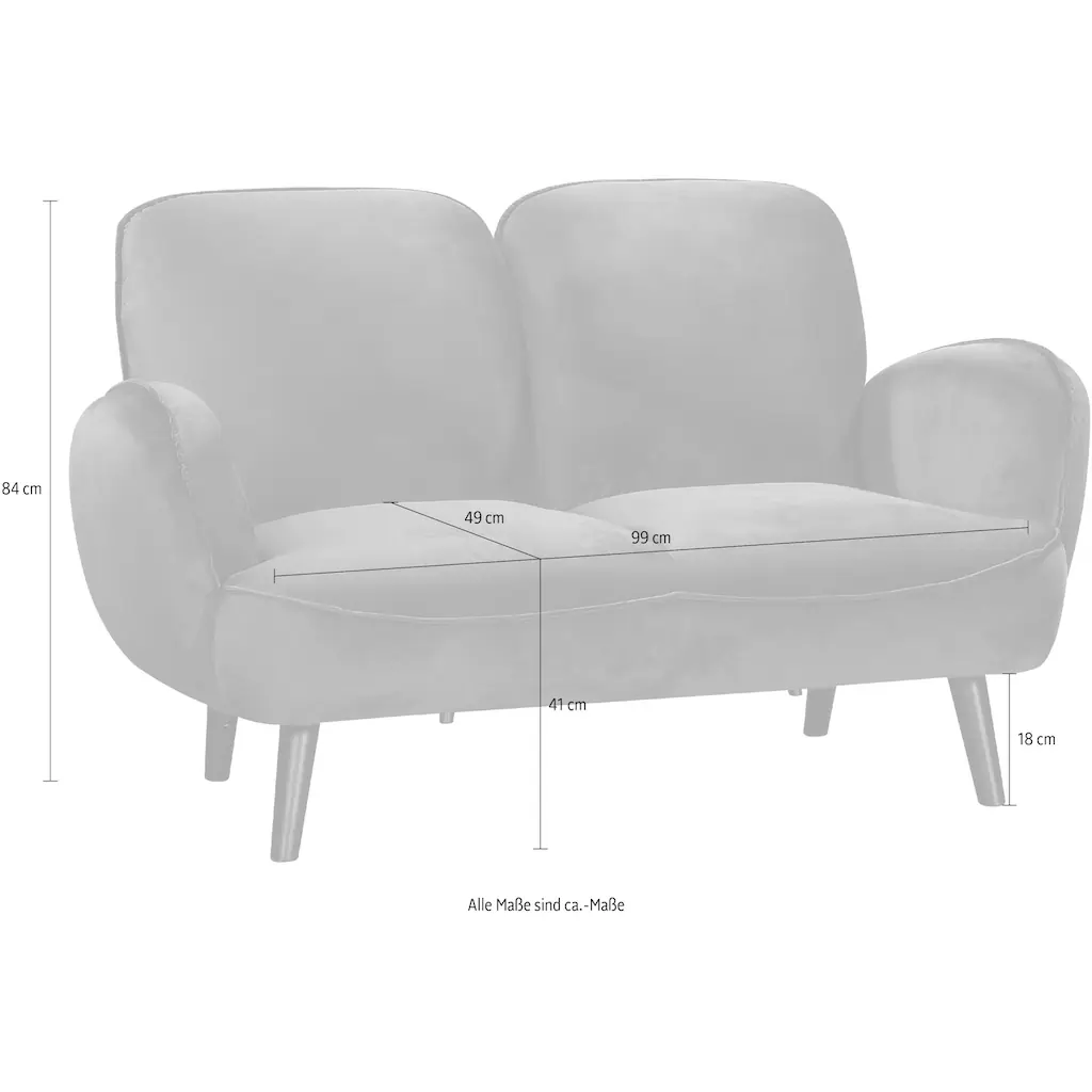 ATLANTIC home collection 2-Sitzer »Ben« kaufen 50% Rabatt mit kostenlosem Versand