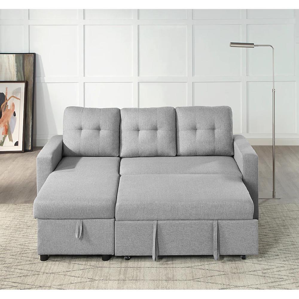 ATLANTIC home collection Ecksofa »Gino L-Form« mit Schlaffunktion und Stauraum Recamiere beidseitig montierbar Black Friday Preise