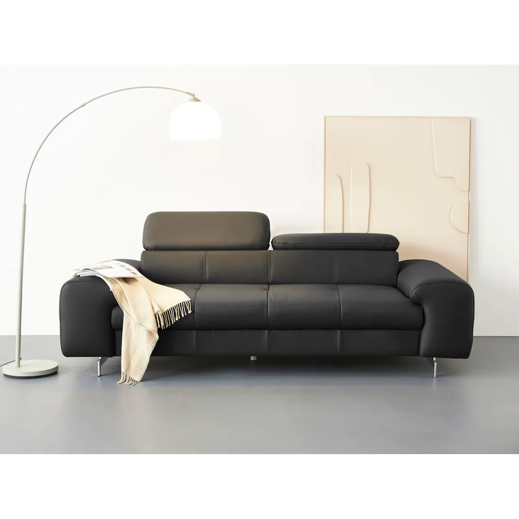 COTTA 3-Sitzer »Chef« 3-Sitzer mit eleganter Steppung Bodenfreiheit 12 5 cm kaufen