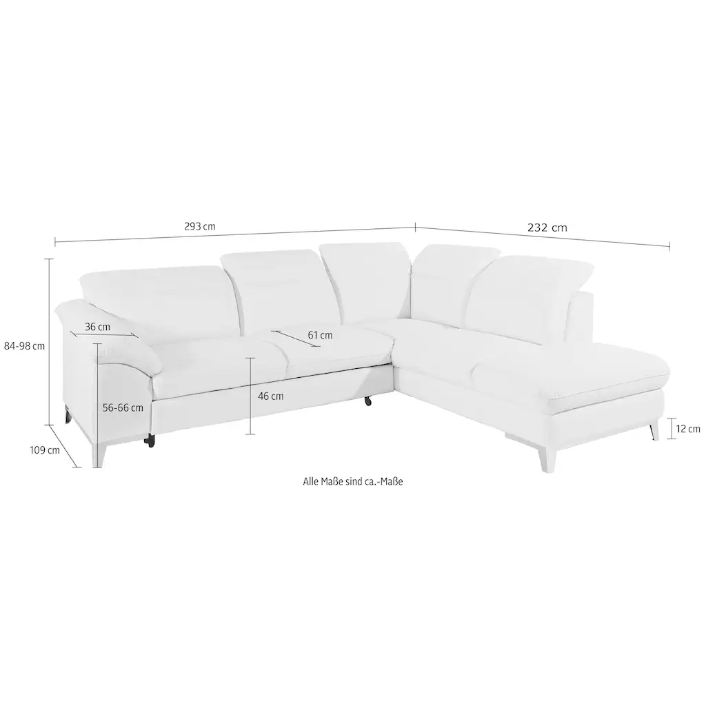 COTTA Ecksofa mit Bettfunktion online kaufen Hotsell