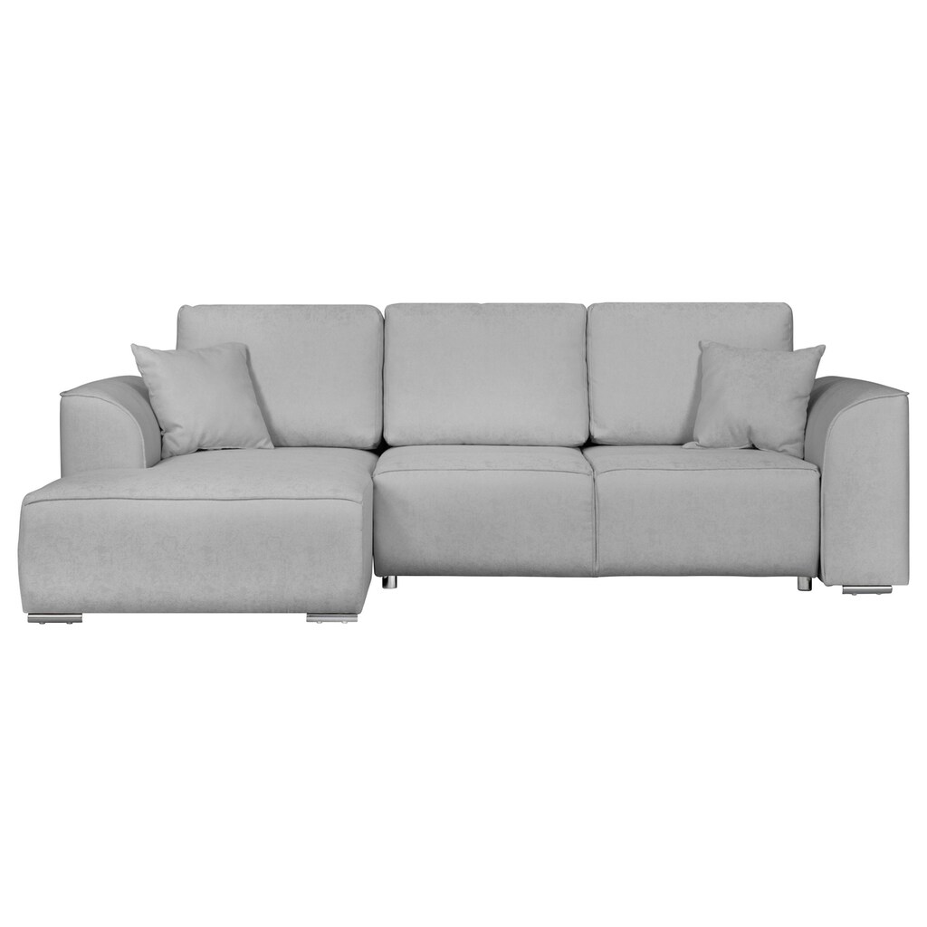 INOSIGN Ecksofa »BEATRICE optionale Schlafsofa mit Bettkasten B/T/H: 265/170/86 cm« L-Form wahlweise auch mit Bettfunktion und Bettkasten Limitierter Zeitrabatt
