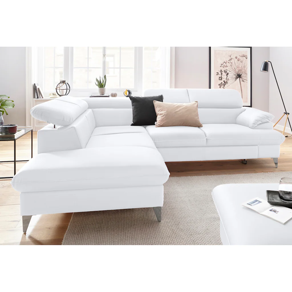 COTTA Ecksofa »Caluso« mit Bettfunktion und Bettkasten