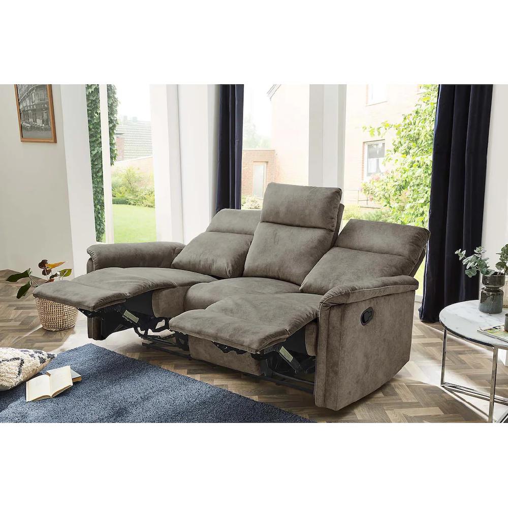 Jockenhöfer Gruppe 3-Sitzer »Amrum« Liegefunktion durch halbautomatische Reclinerfunktion TFK-Polsterung kaufen Online Shopping