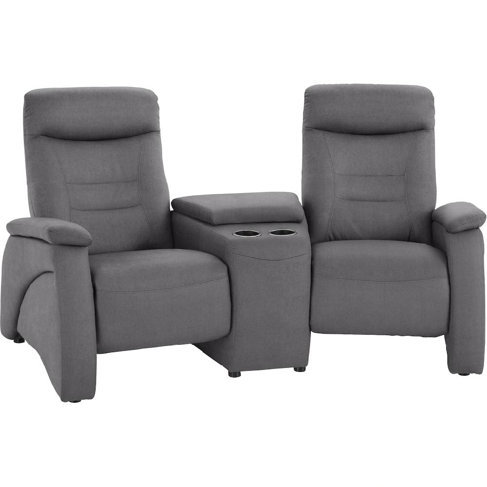 exxpo - sofa fashion 2 5-Sitzer »Ascoli Kinosofa mit hohem Sitzkomfort bequeme Armlehnen« inkl. Relaxfunktion mit Ablage und Staufach hohe Rückenlehne kaufen Exklusivangebot