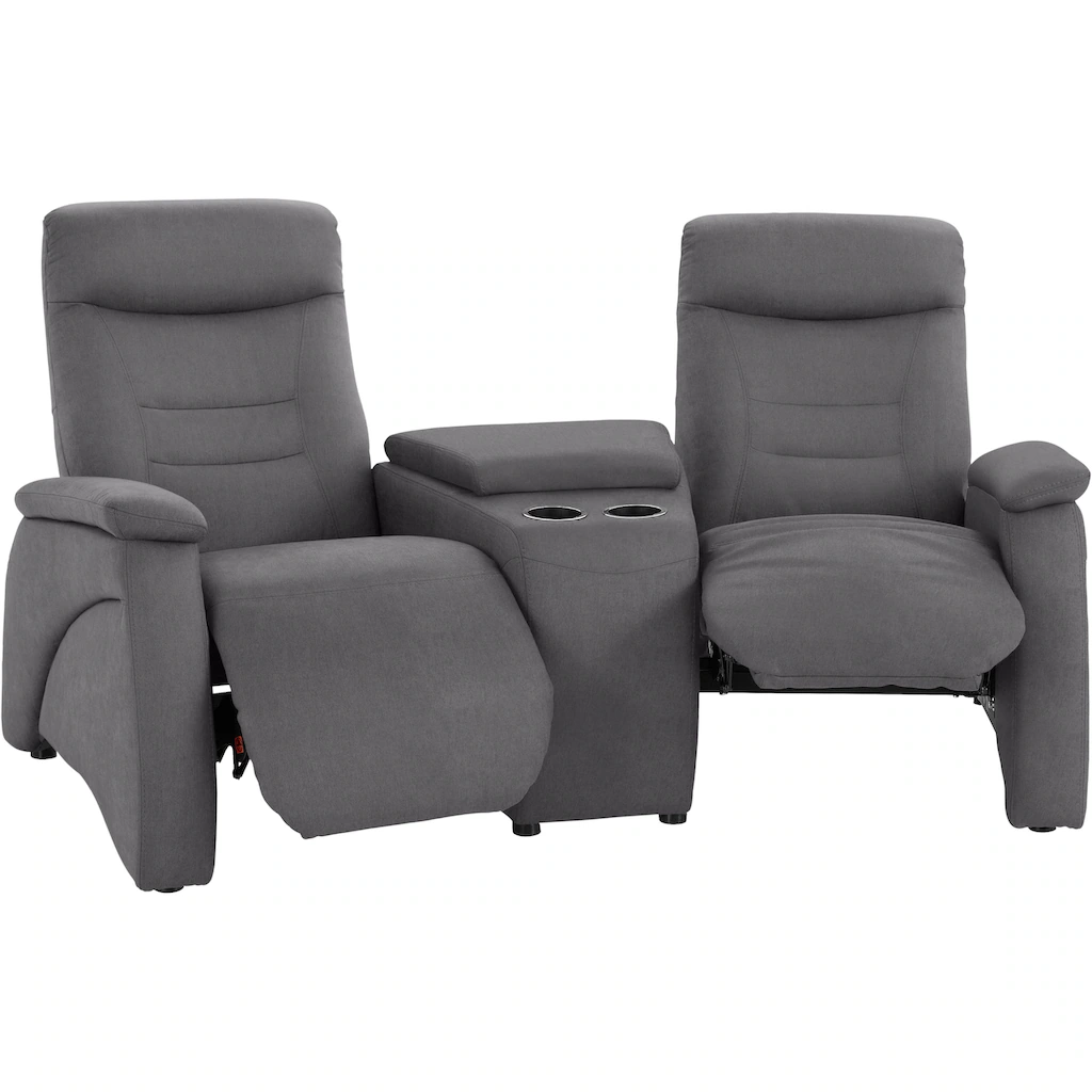 exxpo - sofa fashion 2 5-Sitzer »Ascoli Kinosofa mit hohem Sitzkomfort bequeme Armlehnen« inkl. Relaxfunktion mit Ablage und Staufach hohe Rückenlehne kaufen Exklusivangebot