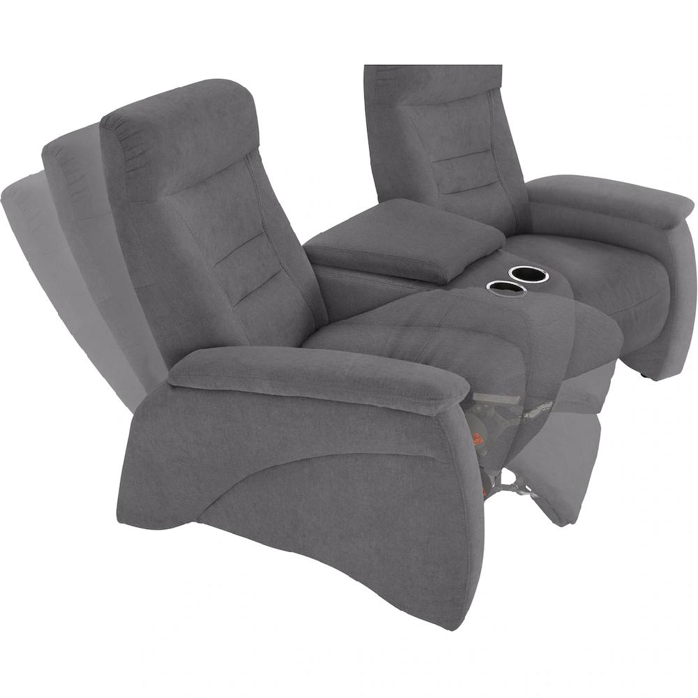 exxpo - sofa fashion 2 5-Sitzer »Ascoli Kinosofa mit hohem Sitzkomfort bequeme Armlehnen« inkl. Relaxfunktion mit Ablage und Staufach hohe Rückenlehne kaufen Exklusivangebot