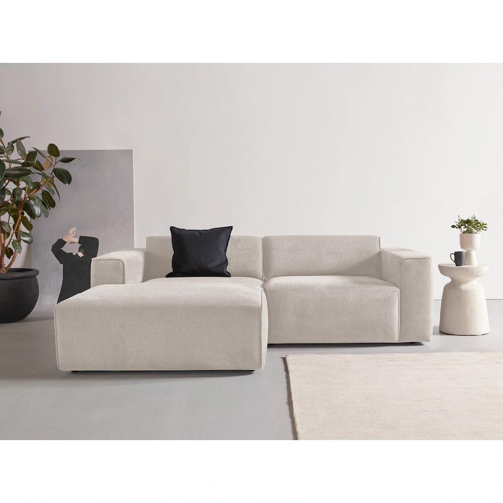 andas Ecksofa »Noord« mit Kedernaht Breite 234 cm Cord Struktur Webstoff kaufen Neueste Mode