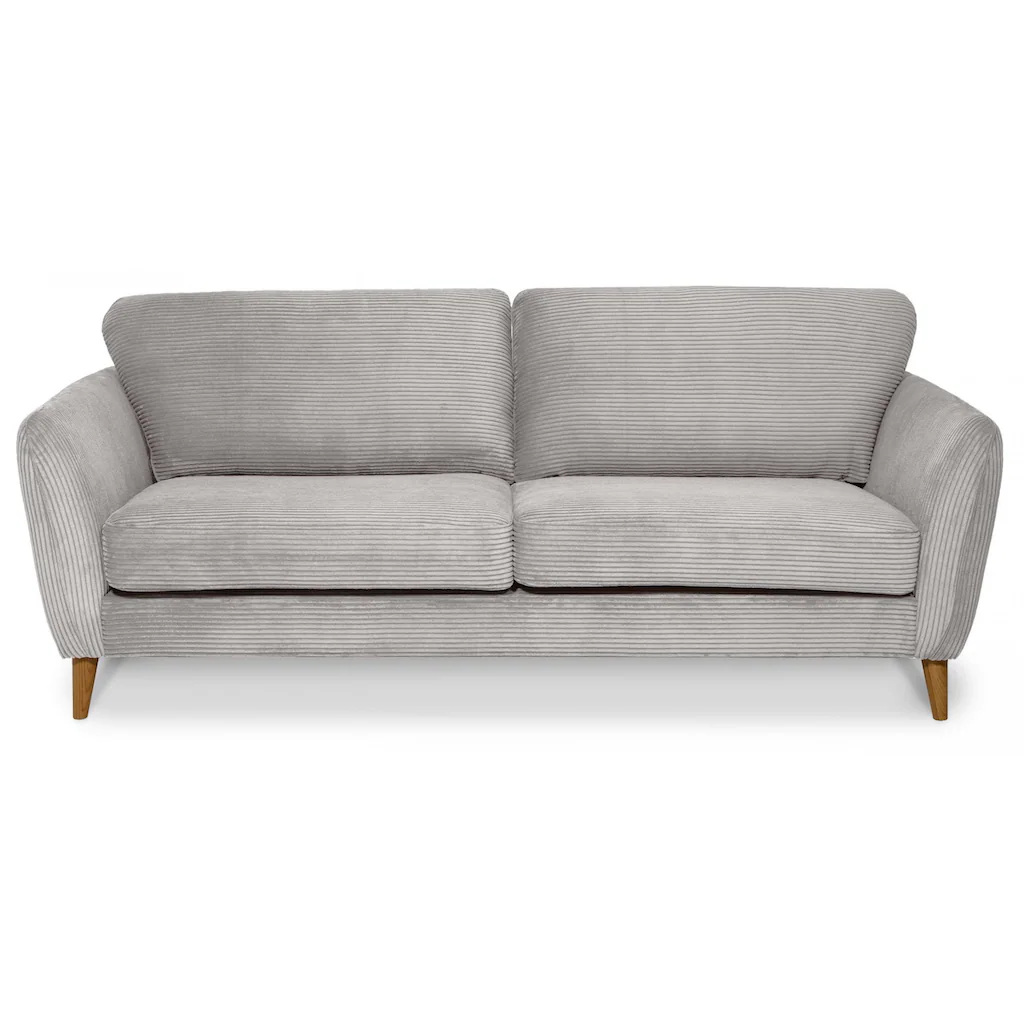 Home affaire 3-Sitzer »MARSEILLE Sofa 206 cm« mit Massivholzbeinen aus Eiche verschiedene Bezüge und Farbvarianten kaufen Zeitbegrenzte Promotion