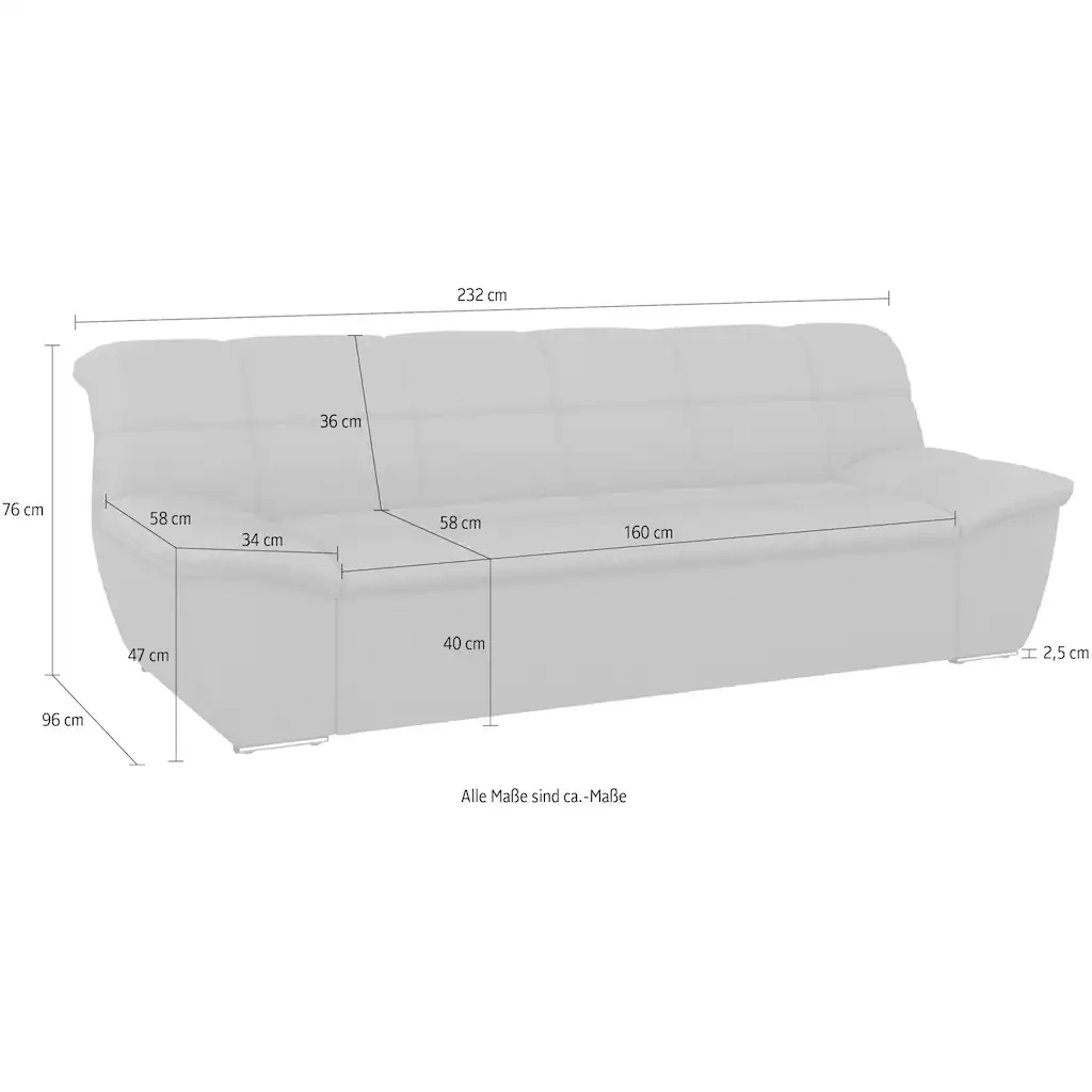 DOMO collection 3-Sitzer »Splash« kaufen Kostenloser Versand international