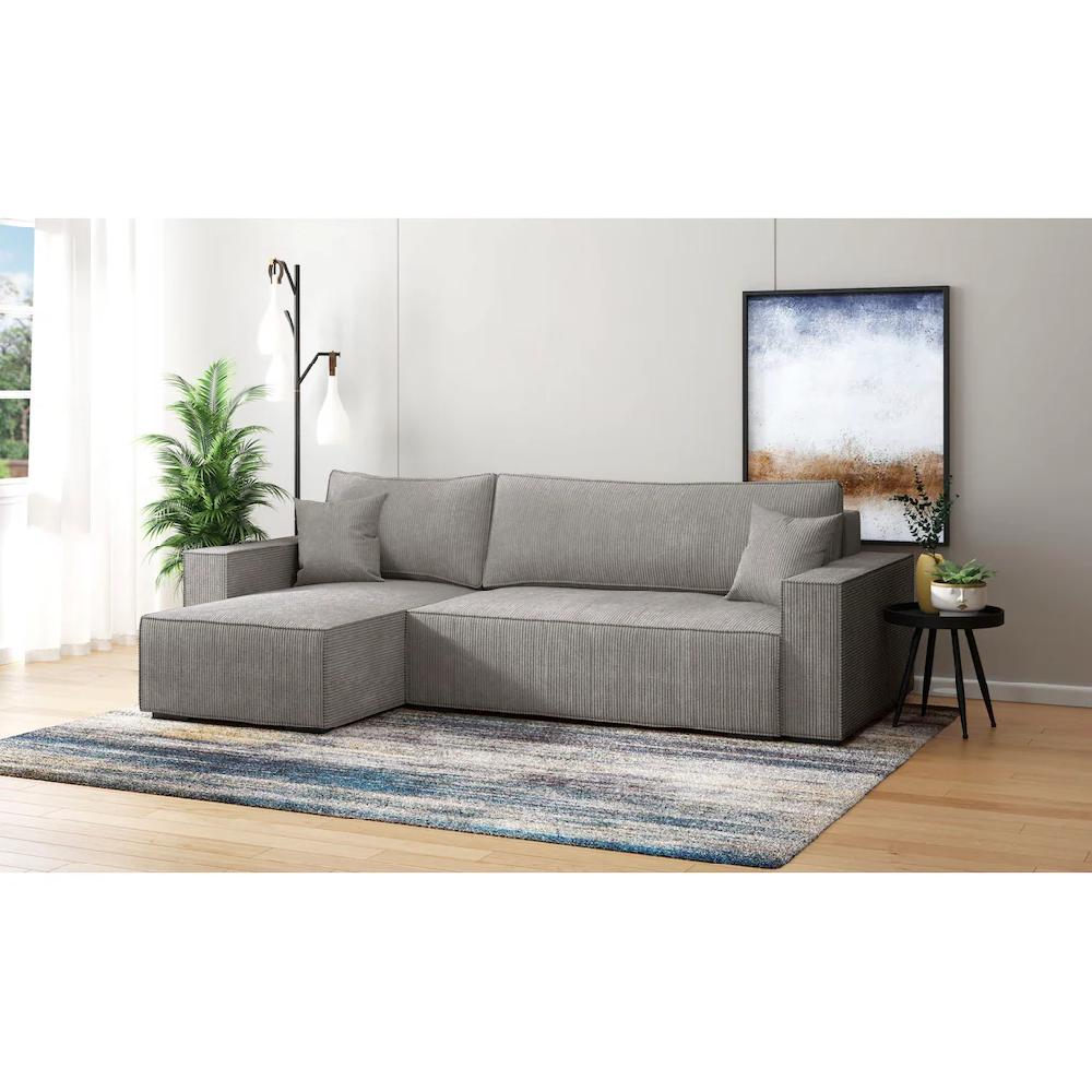 INOSIGN Ecksofa »Wylie« Cord Recamiere beidseitig montierbar mit Bettfunktion und Bettkasten kaufen 50% Rabatt für begrenzte Zeit