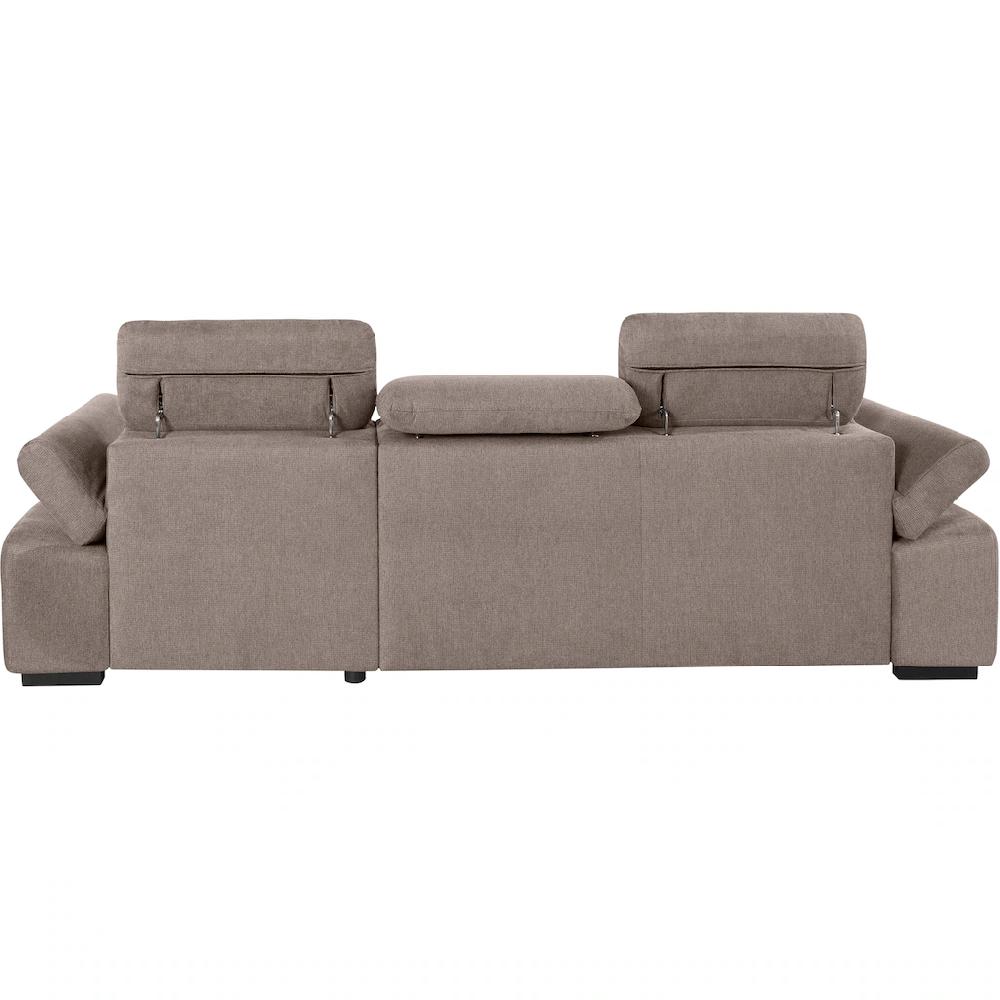 COTTA Ecksofa »Lola L-Form« (Set mit Hocker) mit Hocker & Kopfteilfunktion wahlw. Bett- und Armteilfunktion kaufen Schlussverkauf