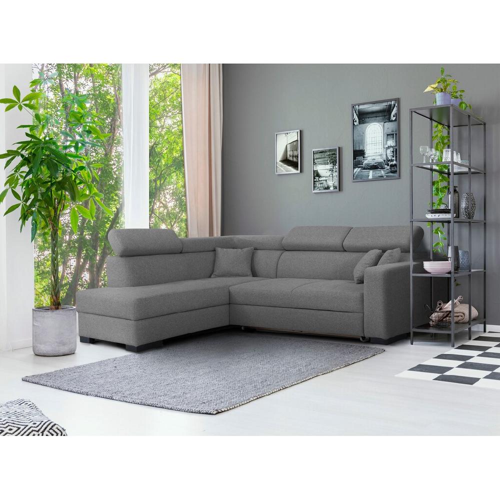Home affaire Ecksofa »Tulio L-Form« wahlweise mit Bettfunktion und Bettkasten incl. 3 Zierkissen kaufen Rabatt