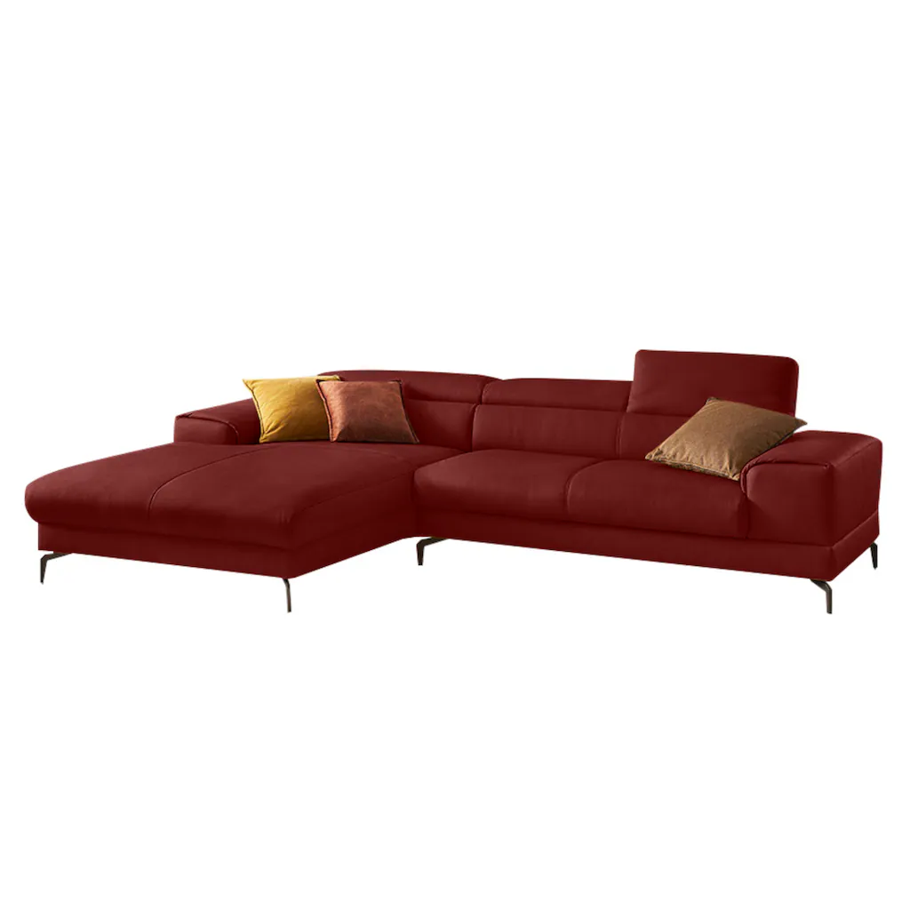 W.SCHILLIG Ecksofa »piedroo Designsofa mit tollem Sitzkomfort elegant und bequem L-Form« Kopfteilverstellung wahlweise mit Sitztiefenverstellung Breite 303cm kaufen Großer Ausverkauf