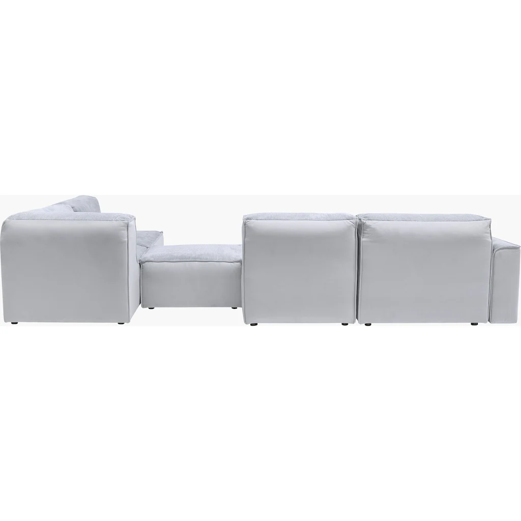 RAUM.ID Wohnlandschaft »Modulid U-Form« (7 St.) Module einzeln für individuelle Zusammenstellung in Cord kaufen Lagerräumung