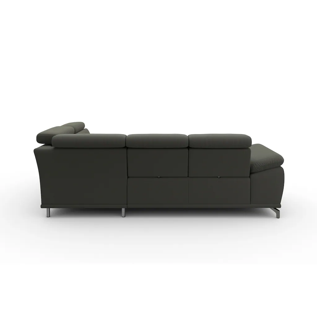 sit&more Ecksofa »Cabrio L-Form« mit Sitztiefenverstellung und Federkern 3 Nierenkissen kaufen Tiefpreis