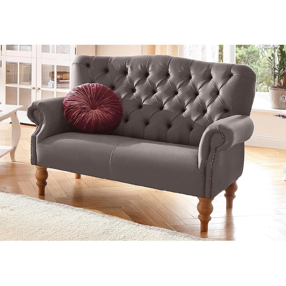 Home affaire Chesterfield-Sofa »Lord« mit echter Chesterfield-Knopfheftung und Ziernägeln kaufen