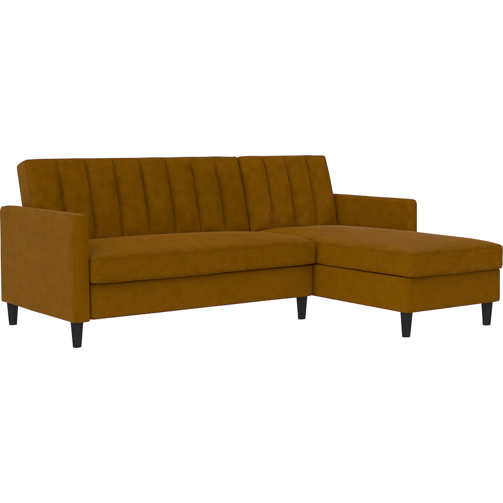 Dorel Home Ecksofa mit Schlafffunktion Recamiere mit Stauraum beidseitig montierbar Rückenlehne 2-teilig und 3-fach verstellbar kaufen Bis zu 60% Rabatt