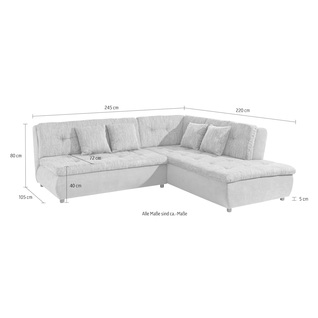 Trendfabrik Ecksofa mit Bettfunktion online kaufen Discount Store für neue Produkte