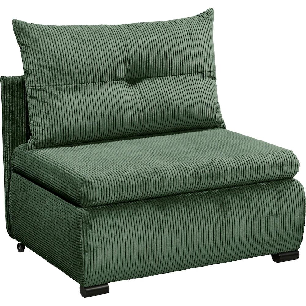 ED EXCITING DESIGN Schlafsofa »Charlie« frei im Raum stellbar mit Bettkasten Schlaffunktion & 1 Rückenkissen kaufen Clearance-Verkauf