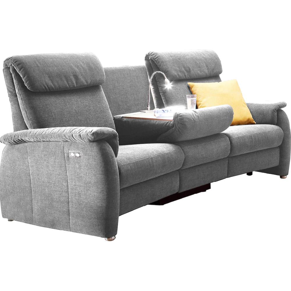 DELAVITA Sofa »Turin« mit Tisch Lampe und USB-Port