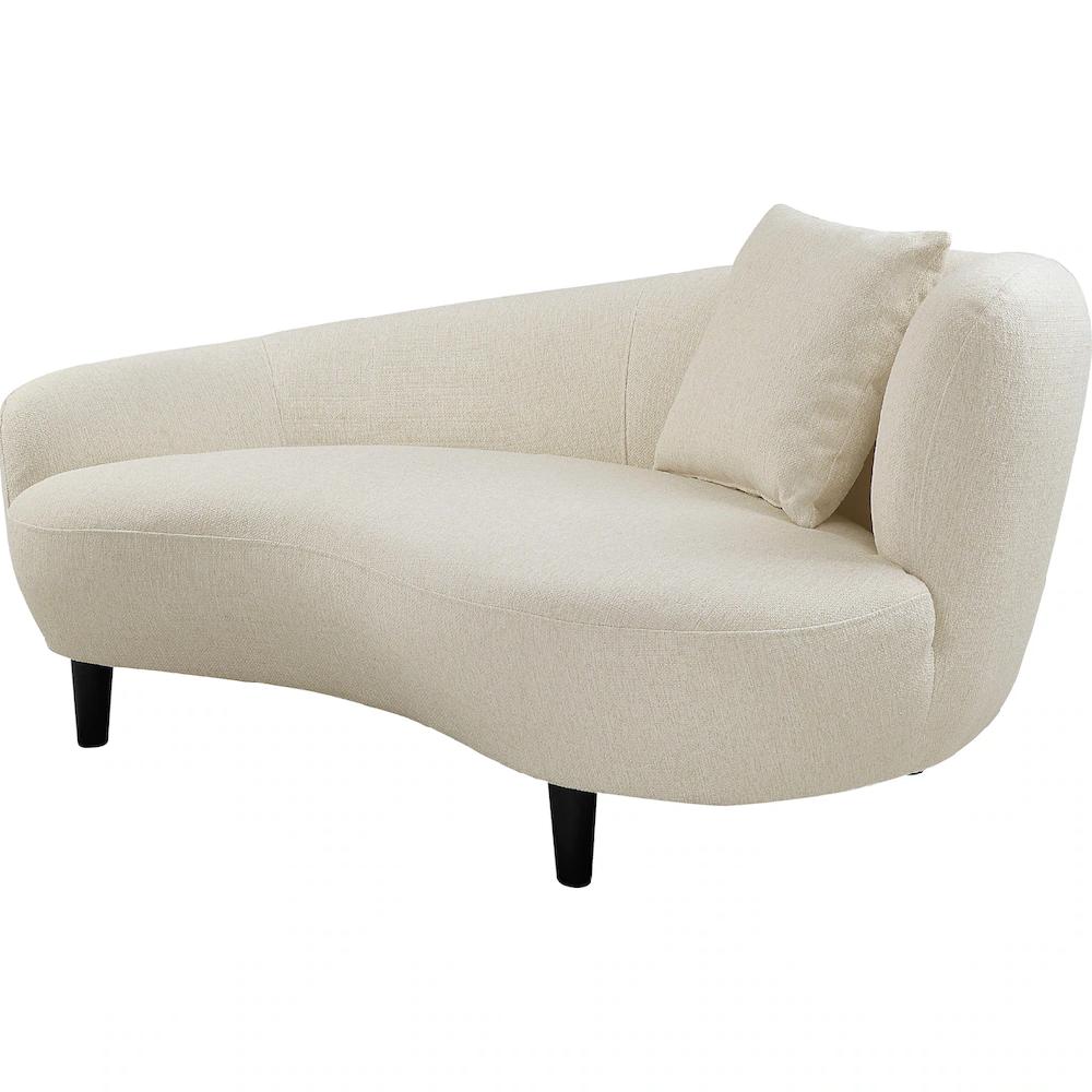 ATLANTIC home collection Chaiselongue »Olivia« Nierenform-Sofa mit Zierkissen im Originalbezug kaufen Online