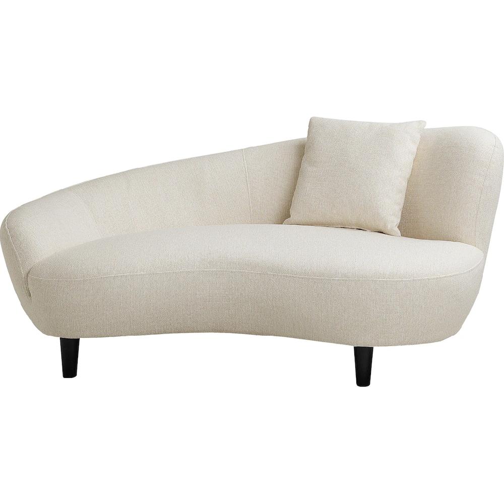 ATLANTIC home collection Chaiselongue »Olivia« Nierenform-Sofa mit Zierkissen im Originalbezug kaufen Online