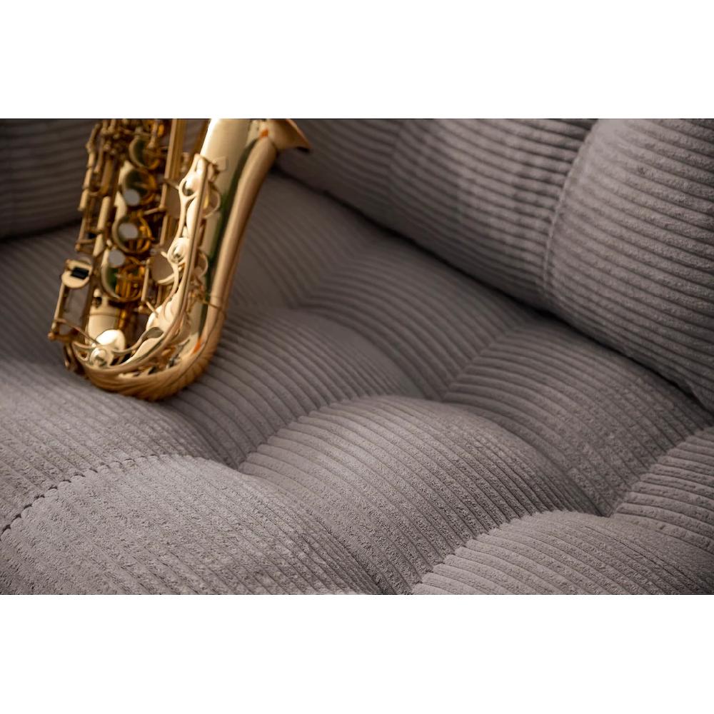 Trends by HG 2-Sitzer »Landau« in Cord-Stoff mit Metallfuß kaufen Rabatt