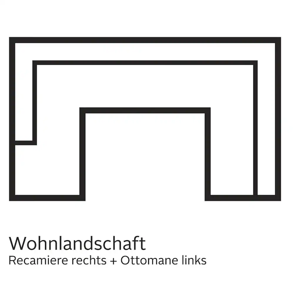 TRENDMANUFAKTUR Wohnlandschaft Wahlweise mit Bettfunktion Begrenztes Angebot