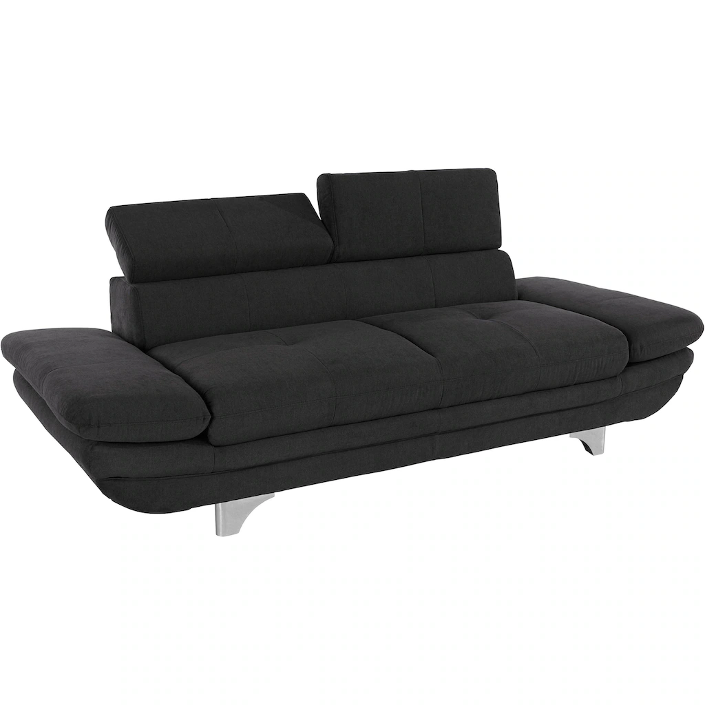 COTTA Polstergarnitur »Enterprise« (Set) Set: bestehend aus 2-Sitzer und Hocker Kopf- und Armteilverstellung kaufen Black Friday