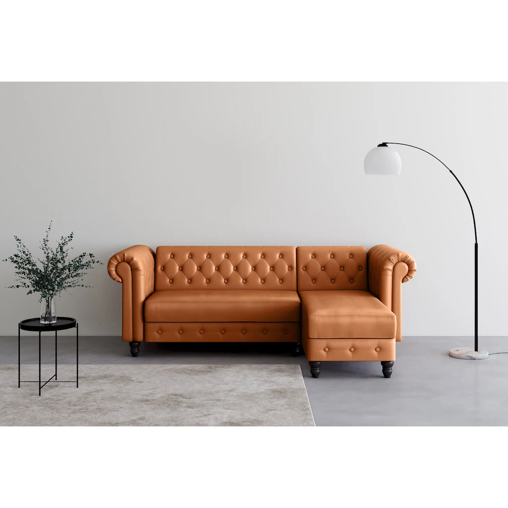 Dorel Home Ecksofa »Felix L-Form 241 cm (Liegefl.108x195 cm) Recamiere tauschbar « kaufen Heißer Verkauf