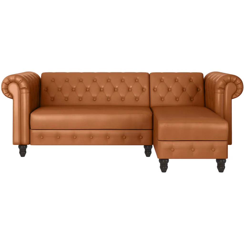Dorel Home Ecksofa »Felix L-Form 241 cm (Liegefl.108x195 cm) Recamiere tauschbar « kaufen Heißer Verkauf