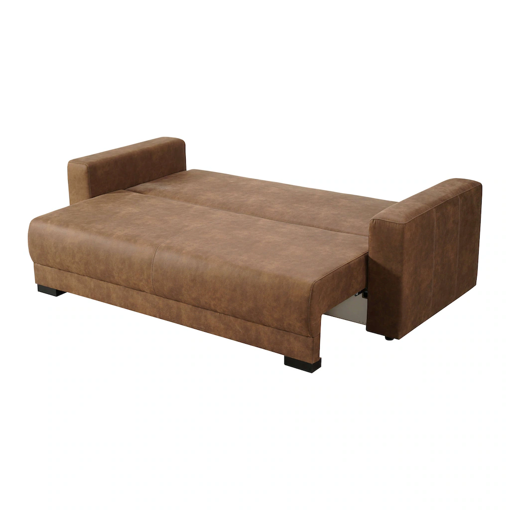 INOSIGN Schlafsofa »Witla 237 cm (Liegefläche 150/196 cm) mit Bettkasten« inkl. loser Zier- und Rückenkissen und mit Federkernpolsterung kaufen Kauf eins, bekomm eins gratis