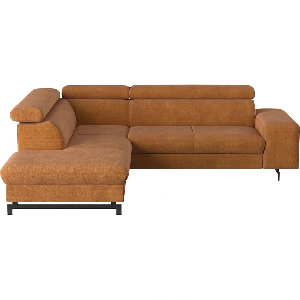 COTTA Ecksofa »Emma L-Form« Verstellbare Kopfstützen optional mit Schlaffunktion und Bettkasten Tägliche Deals