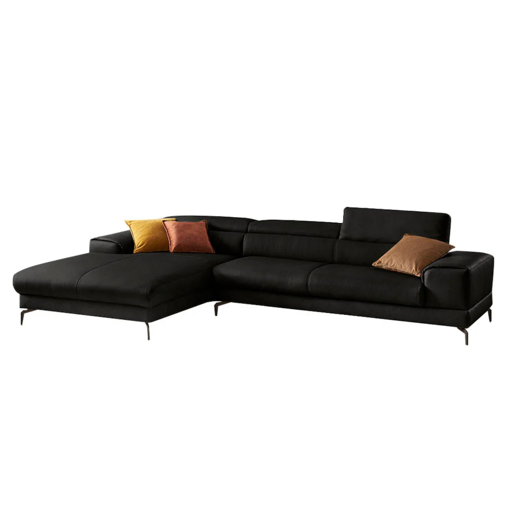 W.SCHILLIG Ecksofa »piedroo Designsofa mit tollem Sitzkomfort bequem und elegant L-Form« Kopfteilverstellung wahlweise mit Sitztiefenverstellung Breite 343cm kaufen Letzte 3 Tage