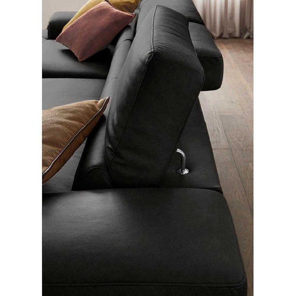 W.SCHILLIG Ecksofa »piedroo Designsofa mit tollem Sitzkomfort bequem und elegant L-Form« Kopfteilverstellung wahlweise mit Sitztiefenverstellung Breite 343cm kaufen Letzte 3 Tage
