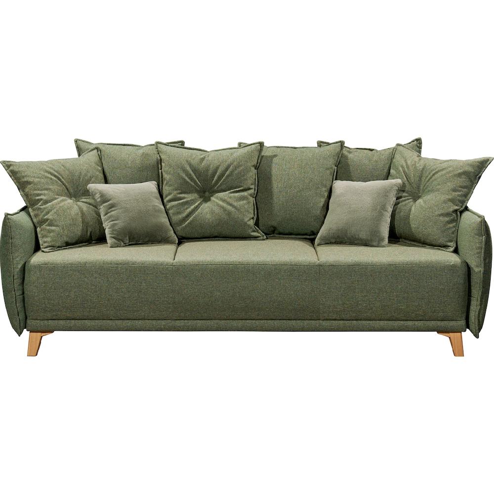 ED EXCITING DESIGN Schlafsofa »Pamplona« mit Bettfunktion Bettkasten Rücken- und Zierkissen frei im Raum kaufen Bis zu 65% Rabatt