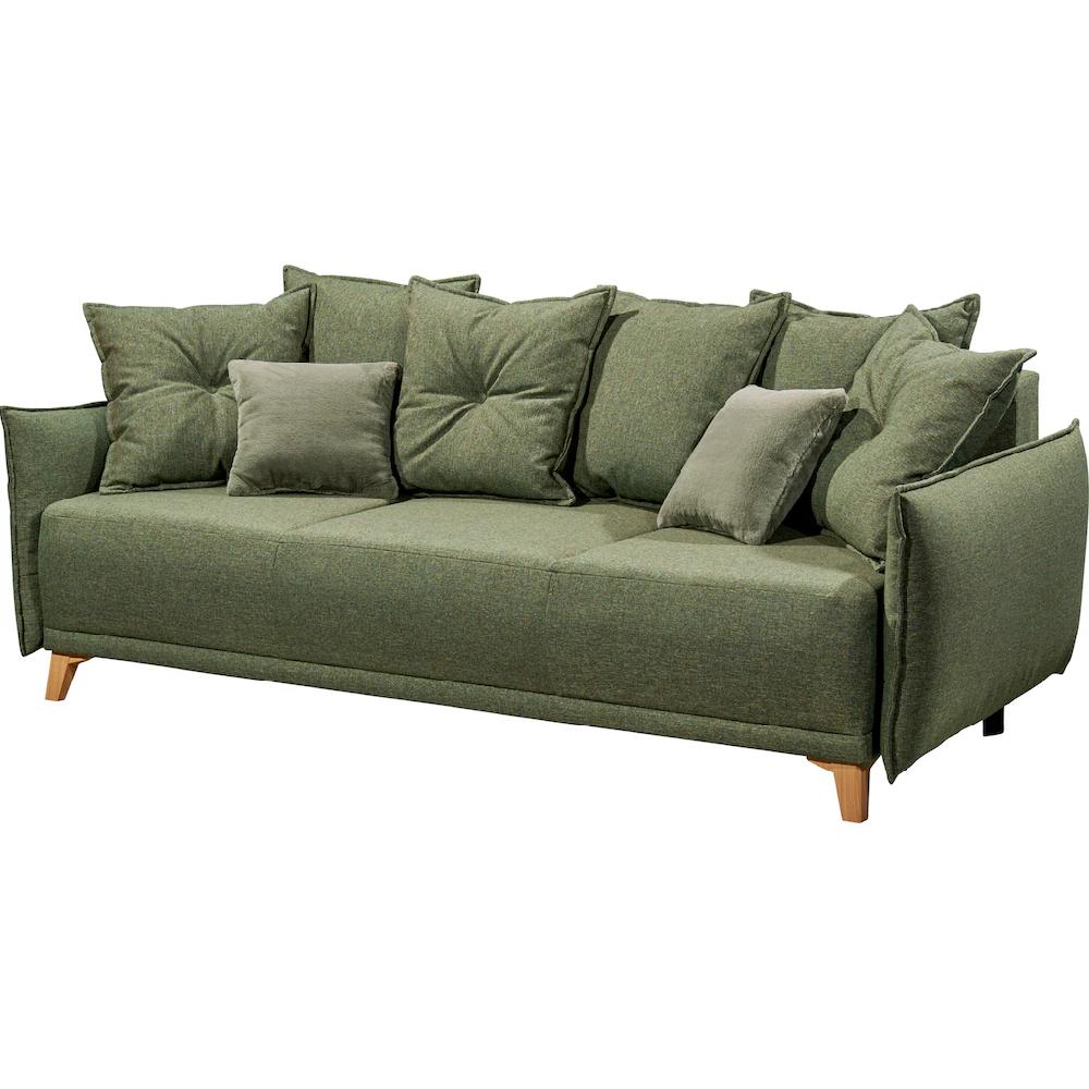 ED EXCITING DESIGN Schlafsofa »Pamplona« mit Bettfunktion Bettkasten Rücken- und Zierkissen frei im Raum kaufen Bis zu 65% Rabatt